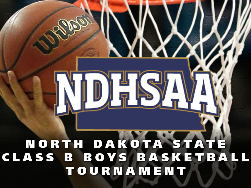 North Dakota State Class B Boys Basketball Tournament - Session 2 at Bismarck Event Center