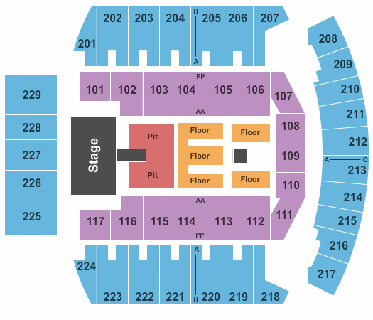 Bismarck Event Center Seating Chart