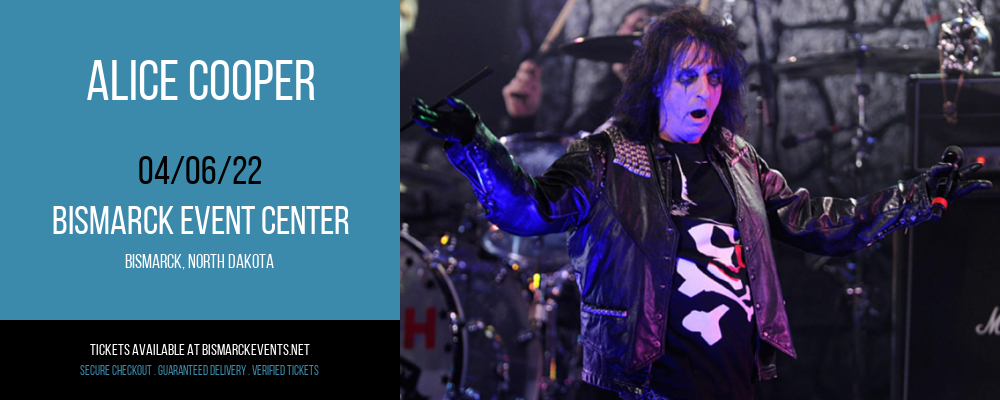 Alice Cooper at Bismarck Event Center tickets Alice Cooper at Bismarck Event Center